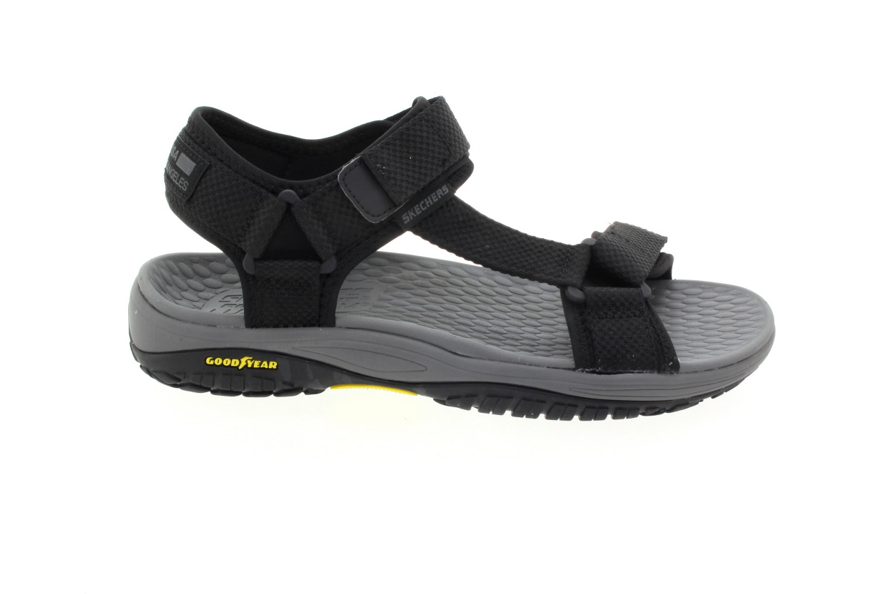 SKECHERS Pánské černé sandály