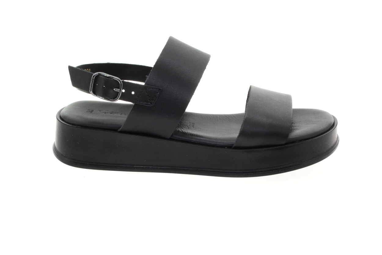 TAMARIS Dámské kožené letní sandály černé 