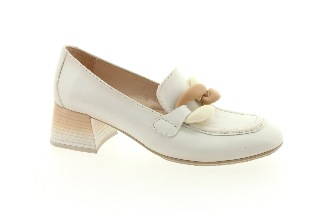 HISPANITAS Dámské kožené krémové mokasíny