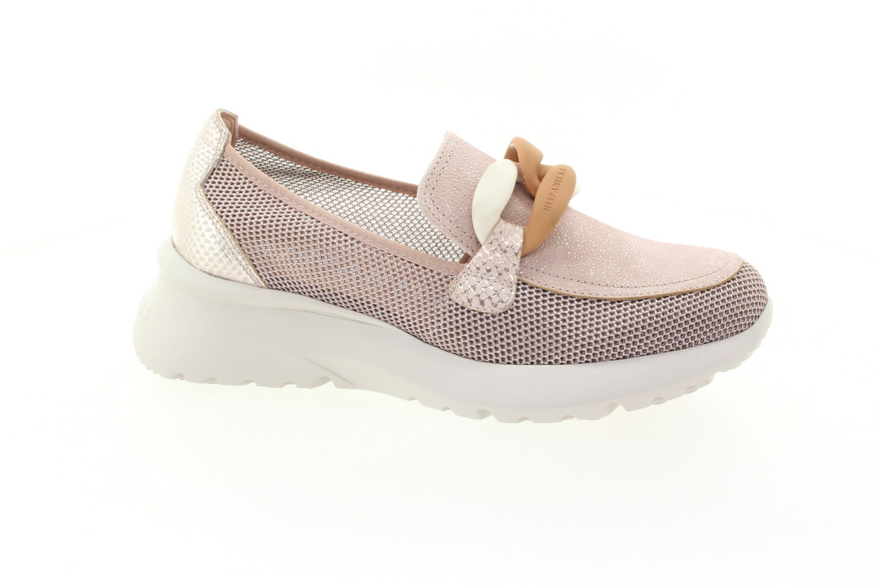 HISPANITAS Dámské kožené béžové mokasíny