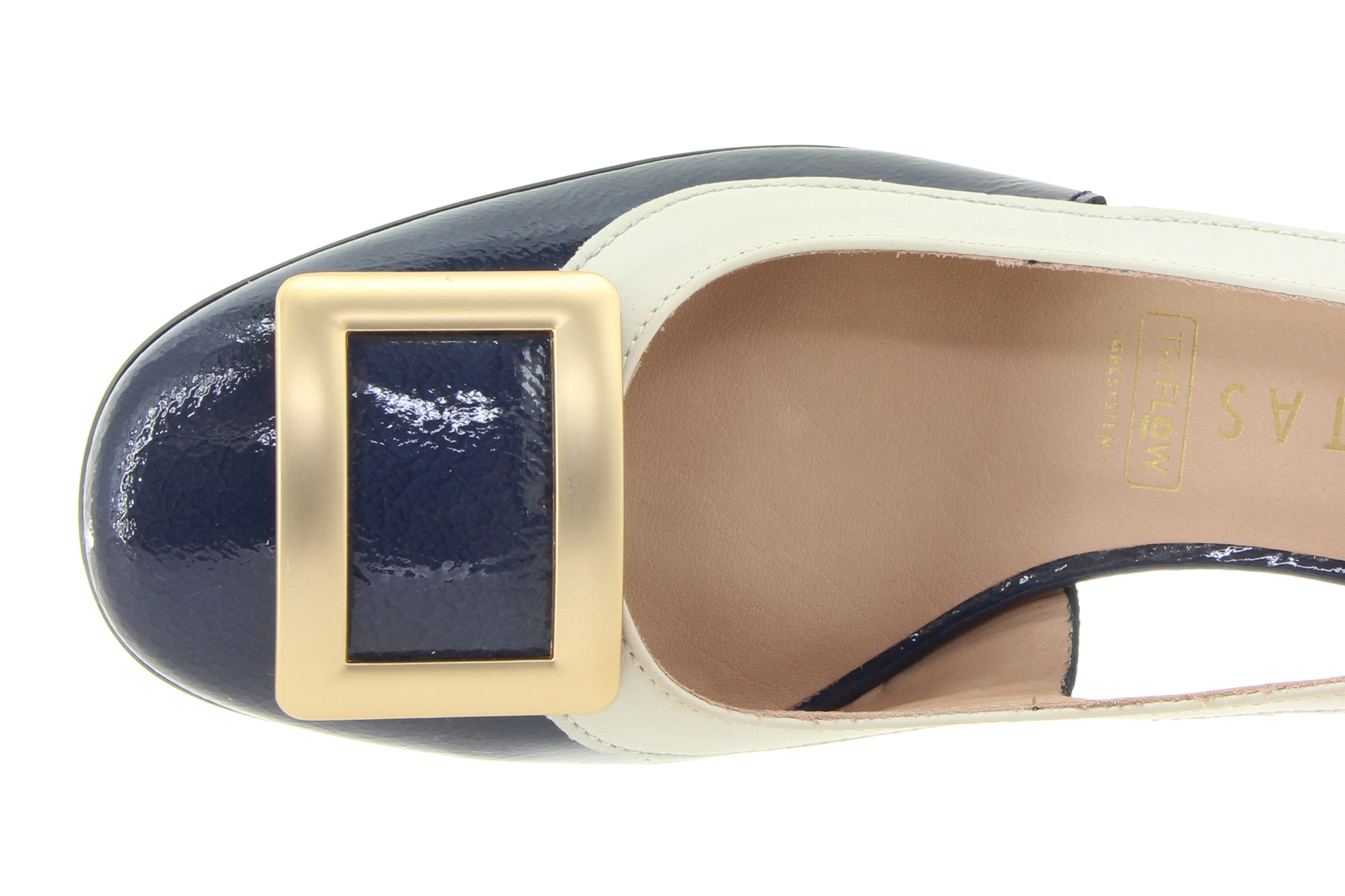 HISPANITAS Dámské kožené modré lodičky