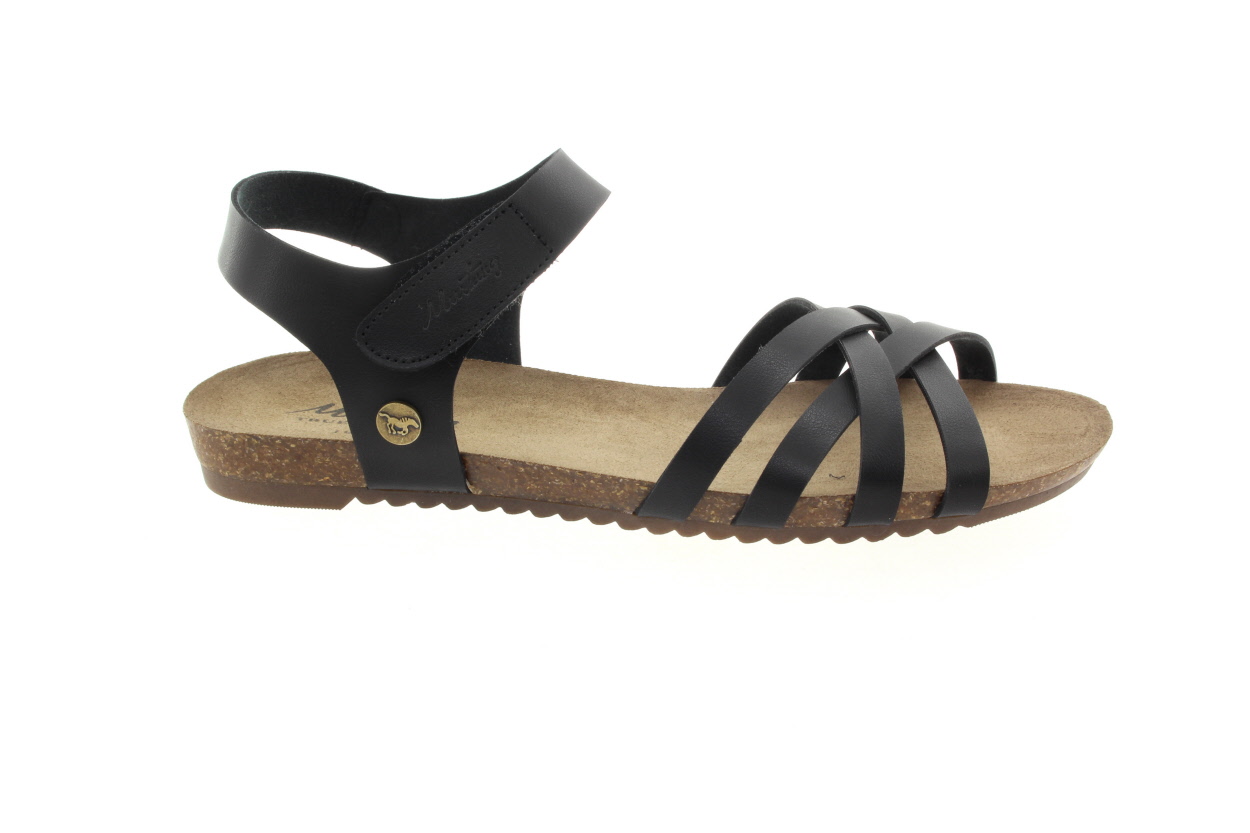 MUSTANG Dámské černé sandálky