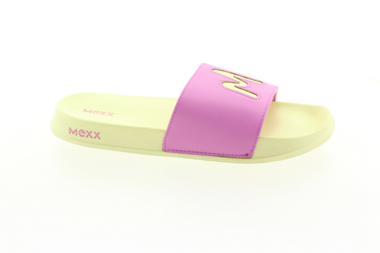 MEXX Dámské žluto-růžové pantofle