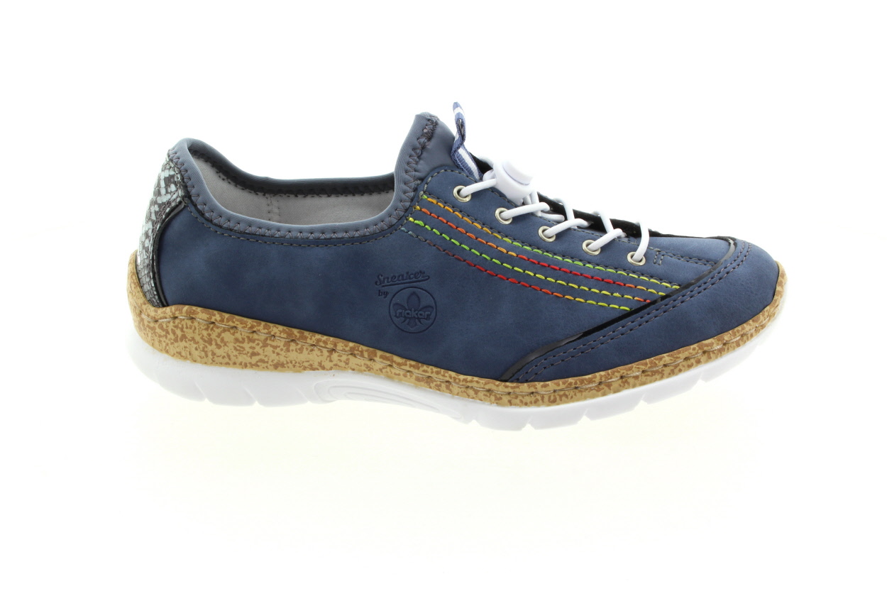 RIEKER Dámské modré tenisky