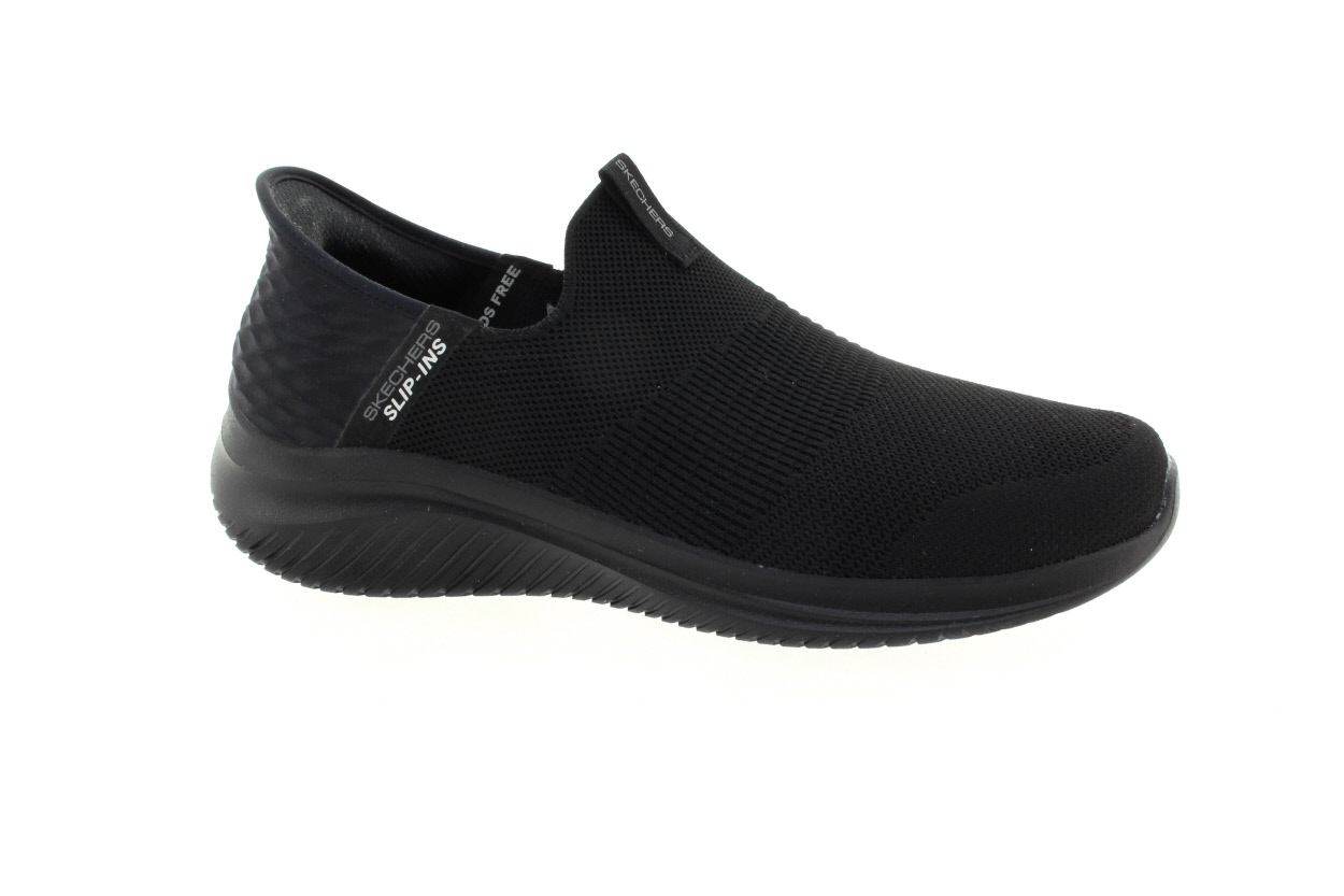 SKECHERS Pánské textilní černé slip-ins