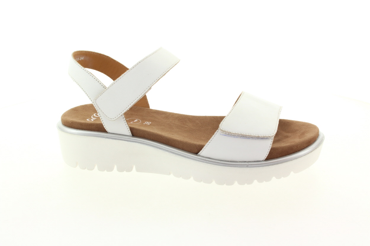 ARA Dámské kožené bílé sandále