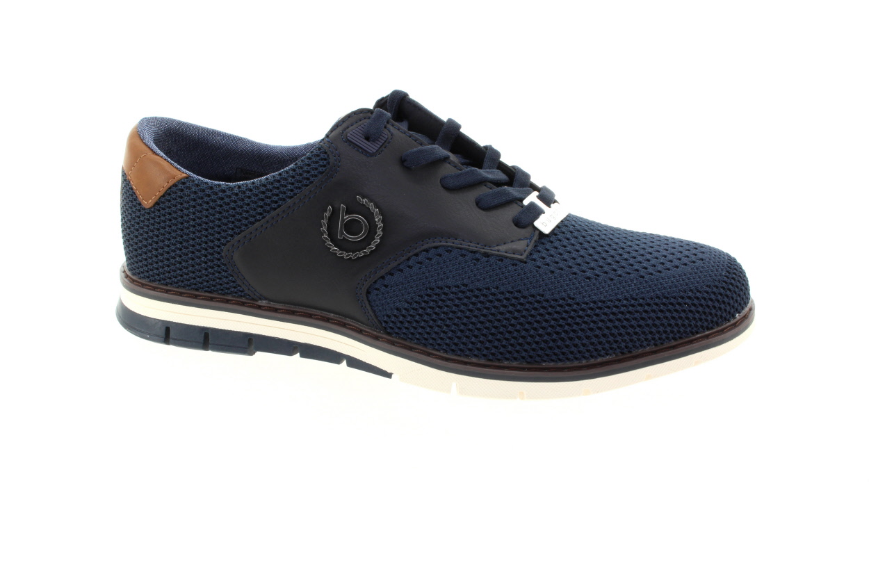 BUGATTI Pánské tm. modré polobotky