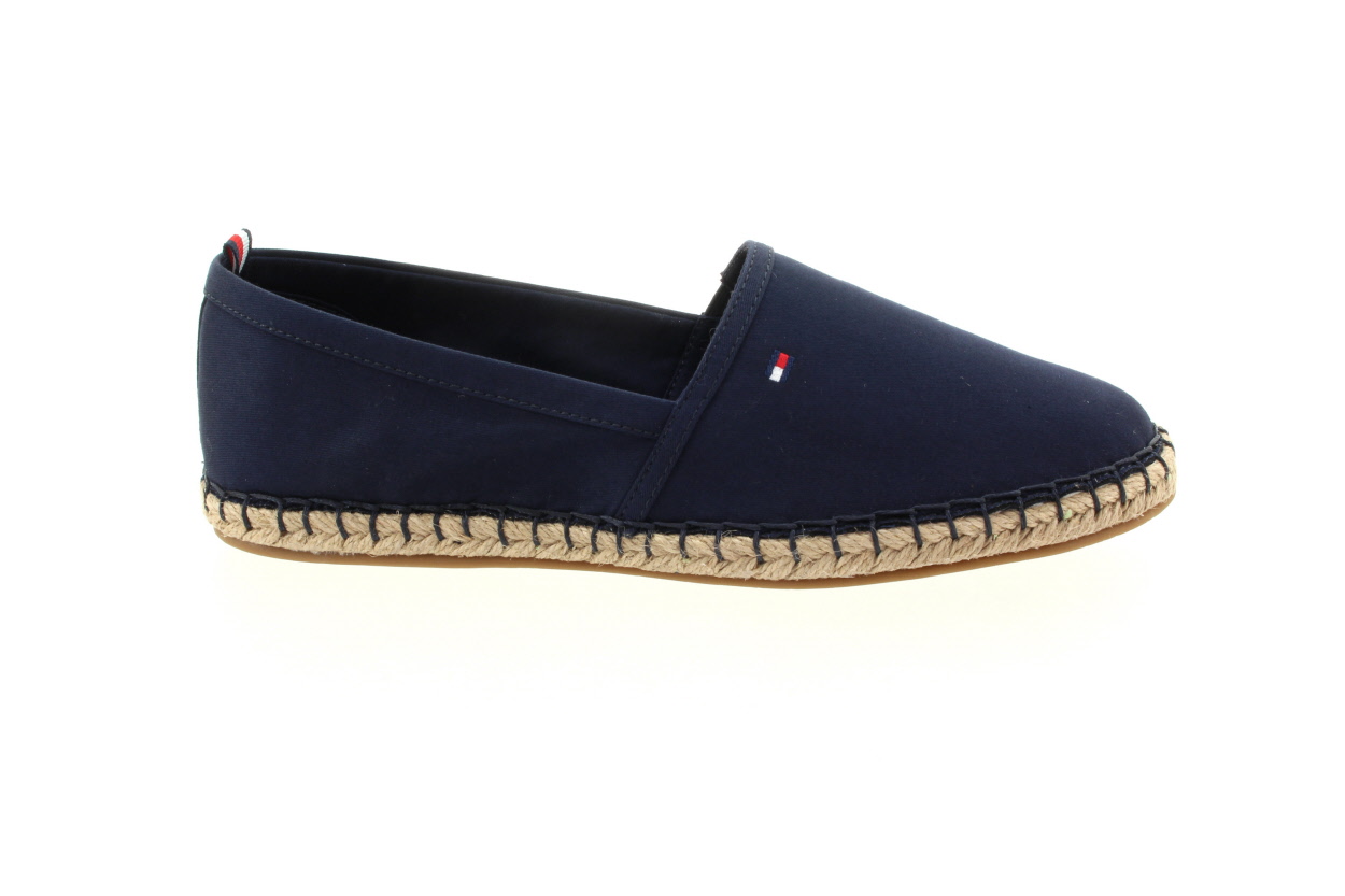 TOMMY HILFIGER Dámské tm.modré textilní espadrilky