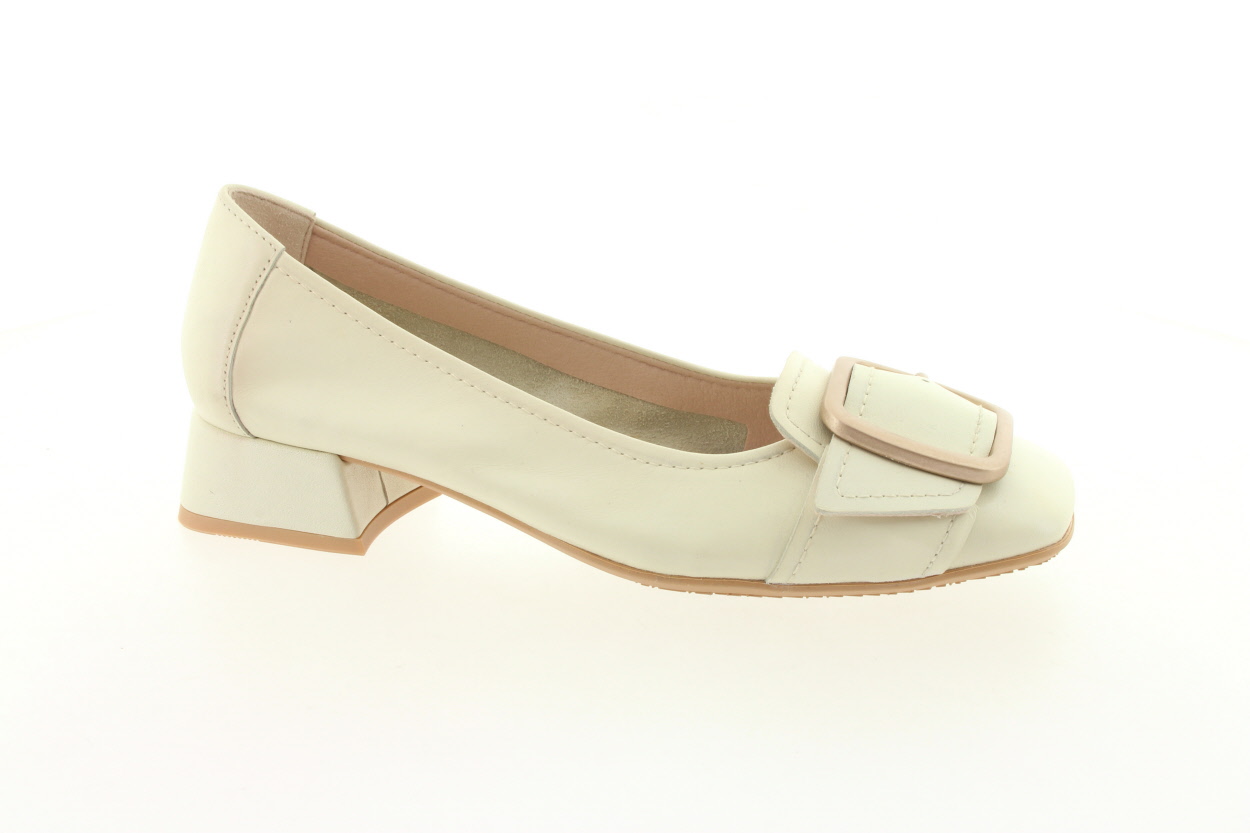HISPANITAS Dámské kožené balerínky nata