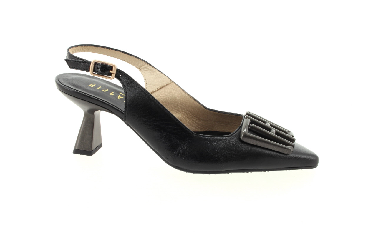 HISPANITAS Dámské černé kožené lodičky