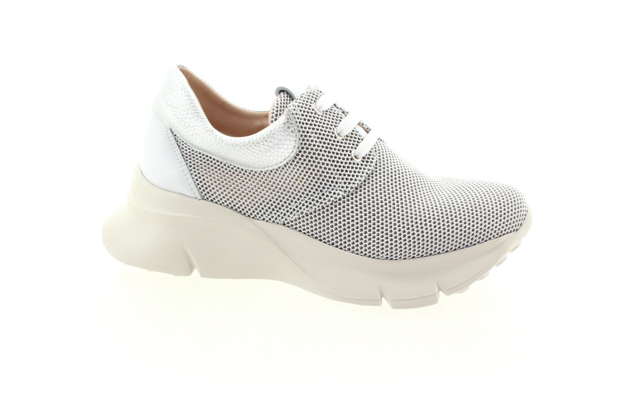 HISPANITAS Dámské kožené bílé tenisky na klínku