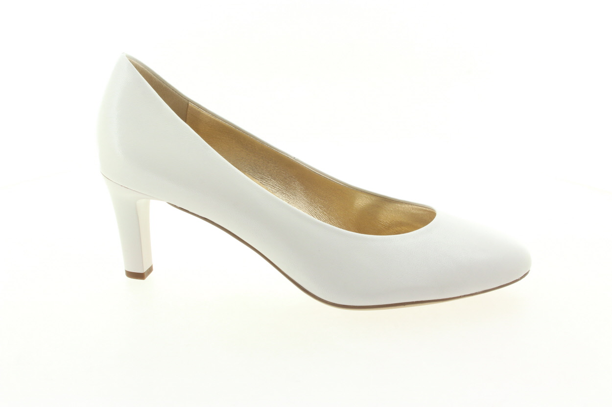 HÖGL Dámské perleťově-bílé kožené lodičky