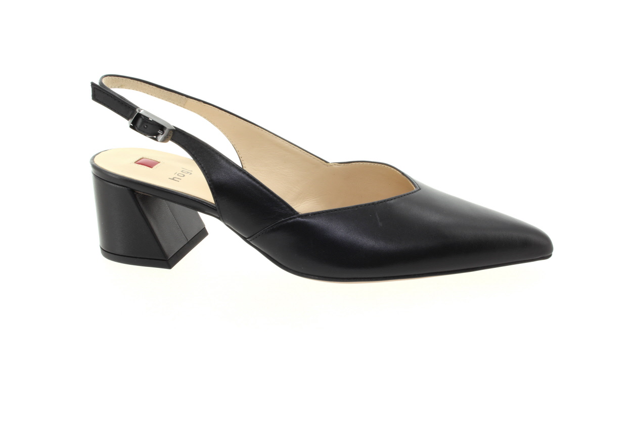 HÖGL Dámské kožené černé lodičky