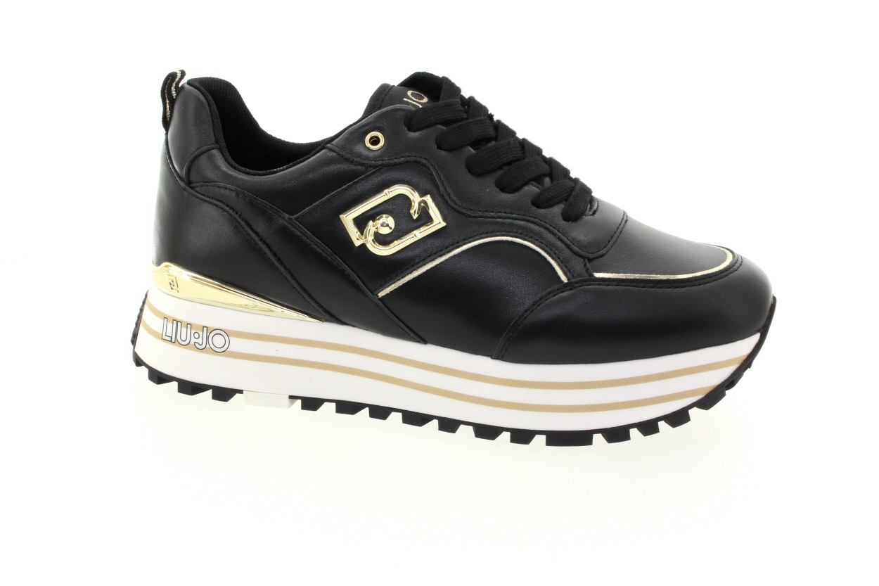 LIU JO Dámské kožené černé tenisky