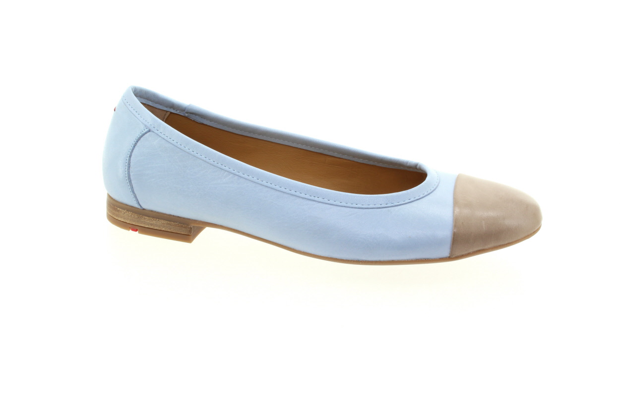 LLOYD Dámské sv.modré kožené baleríny