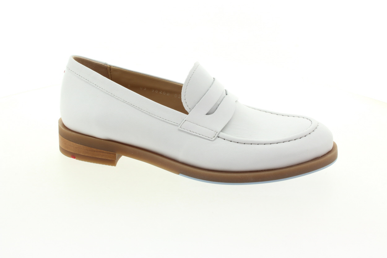LLOYD Dámské kožené bílé mokasíny