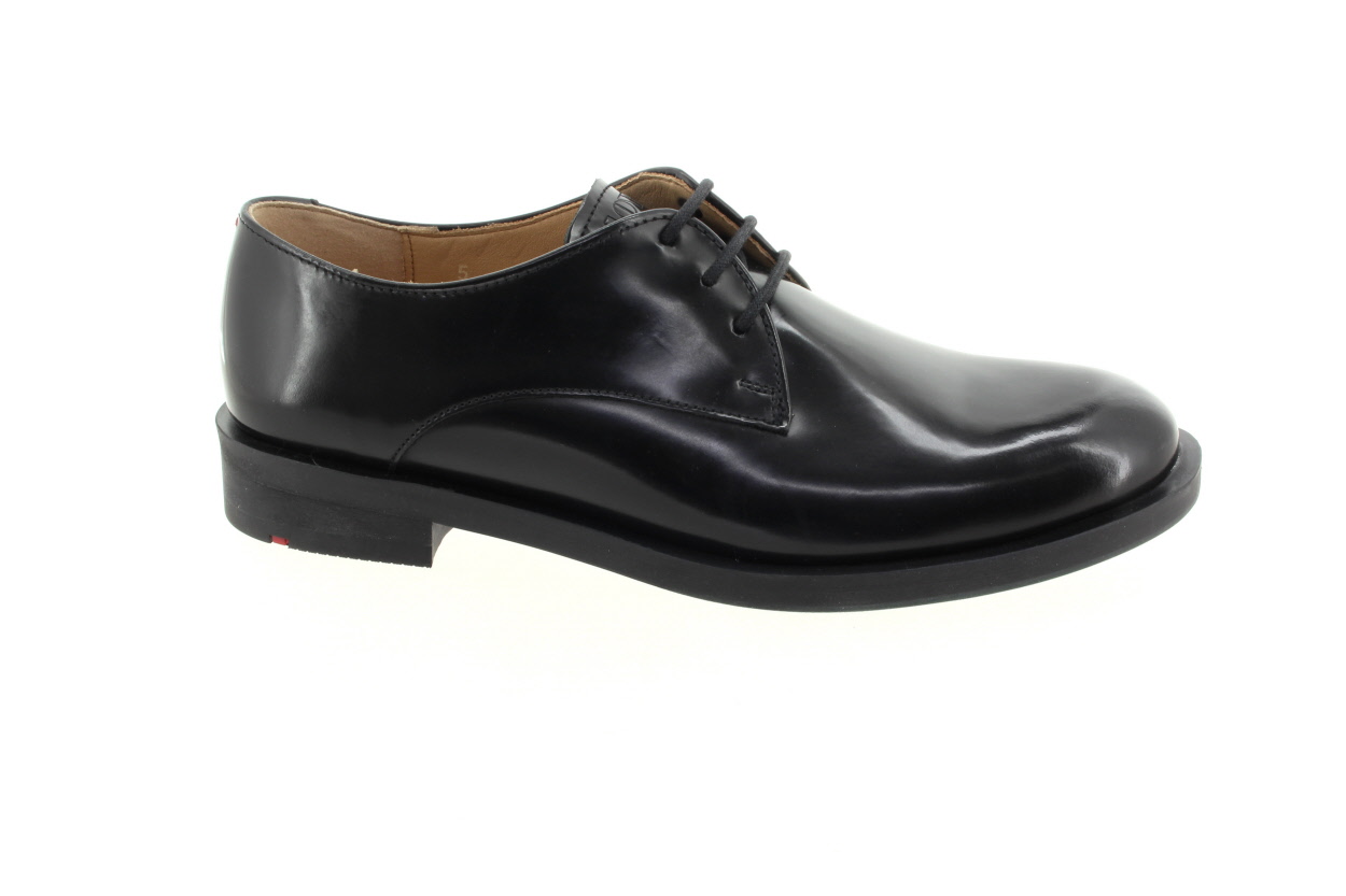 LLOYD Dámské černé kožené polobotky