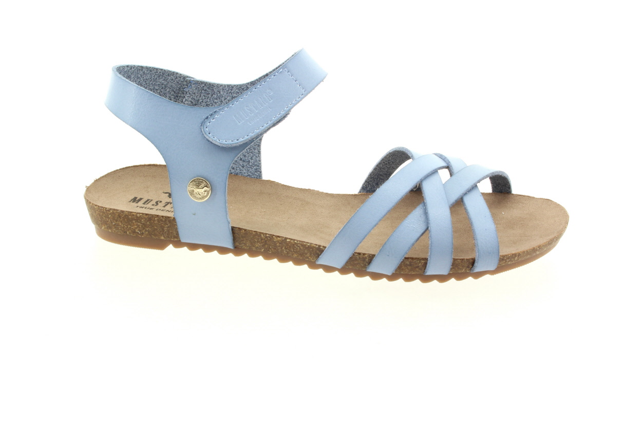 MUSTANG Dámské sv. modré sandálky