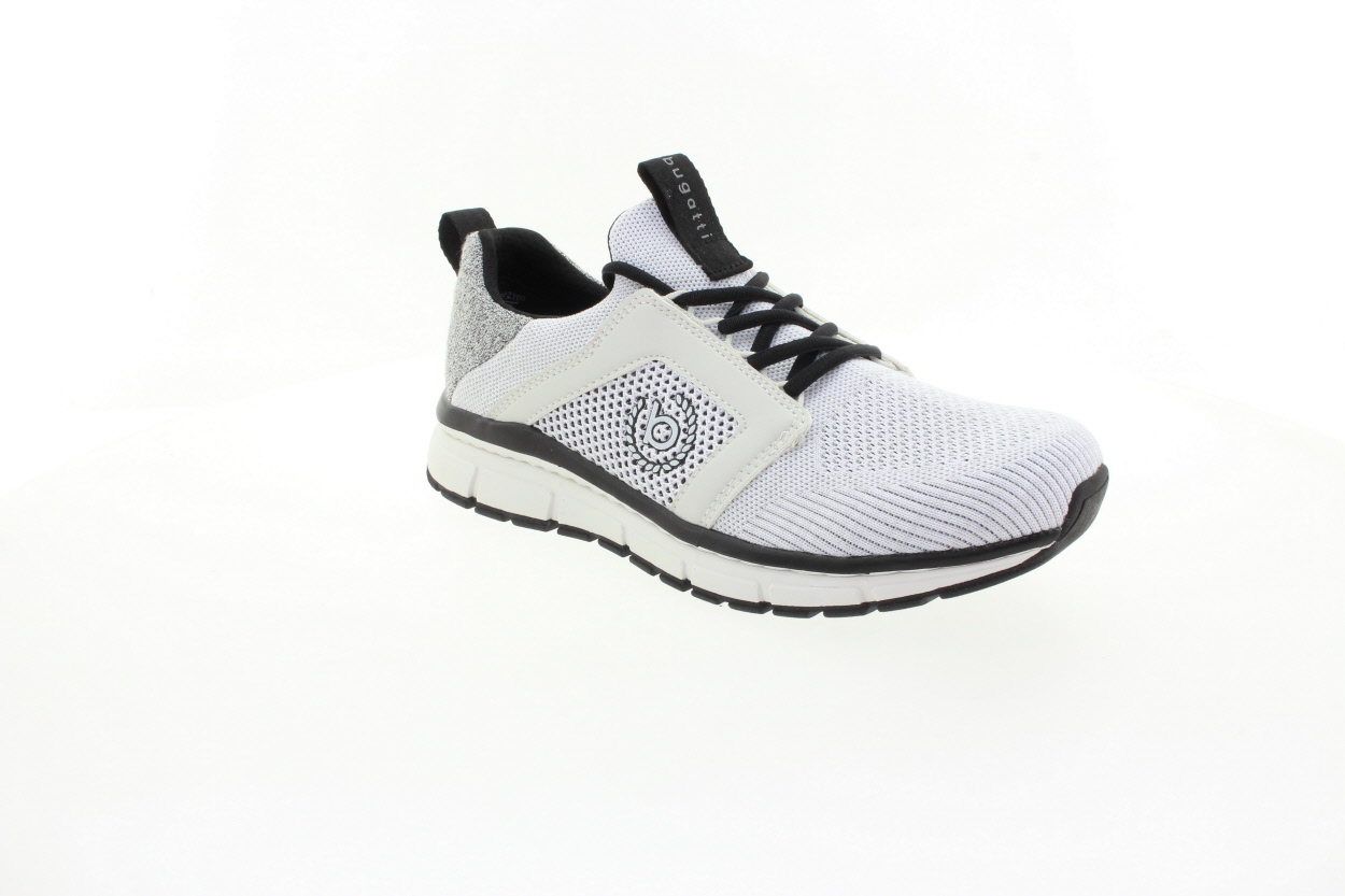 BUGATTI Pánské textilní tenisky off white