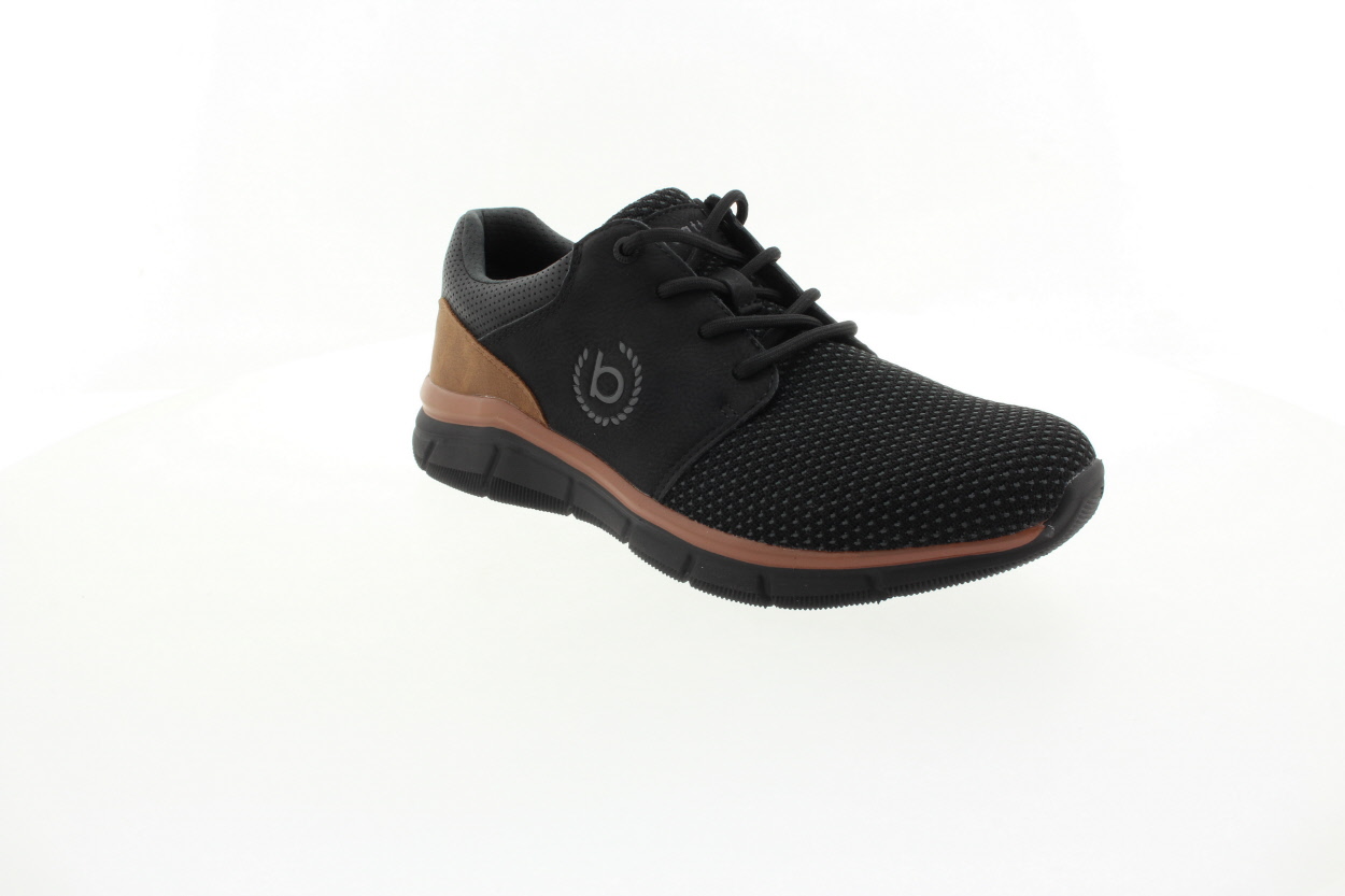 BUGATTI Pánské textilní černé tenisky