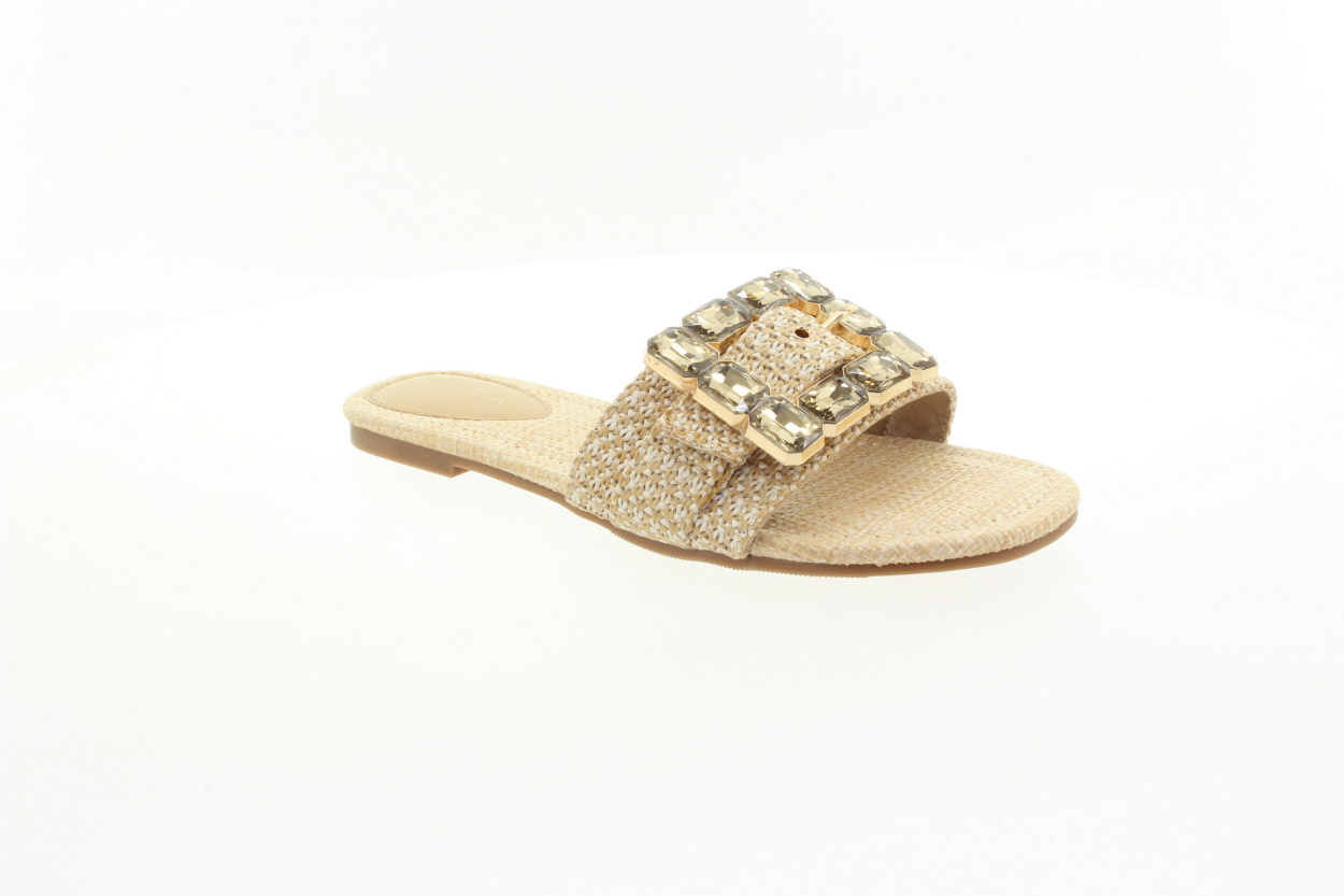 EPICA Dámské béžové pantofle se sponou