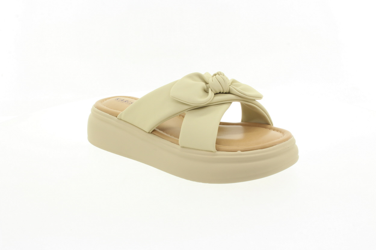 EPICA Dámské kožené žluté pantofle