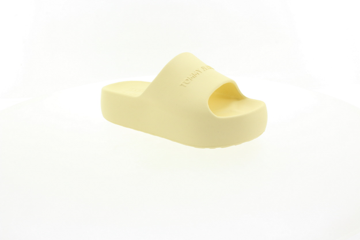 TOMMY JEANS Dámské žluté pantofle