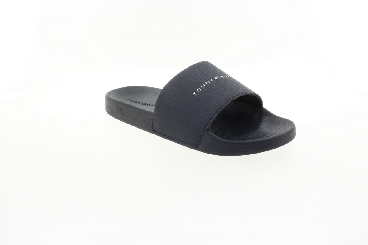 TOMMY HILFIGER Pánské tmavě modré pantofle