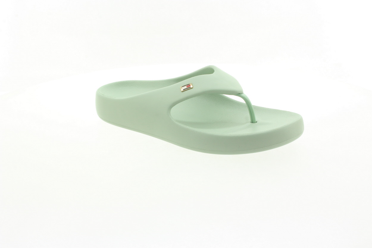 TOMMY HILFIGER Dámské světle zelené žabky