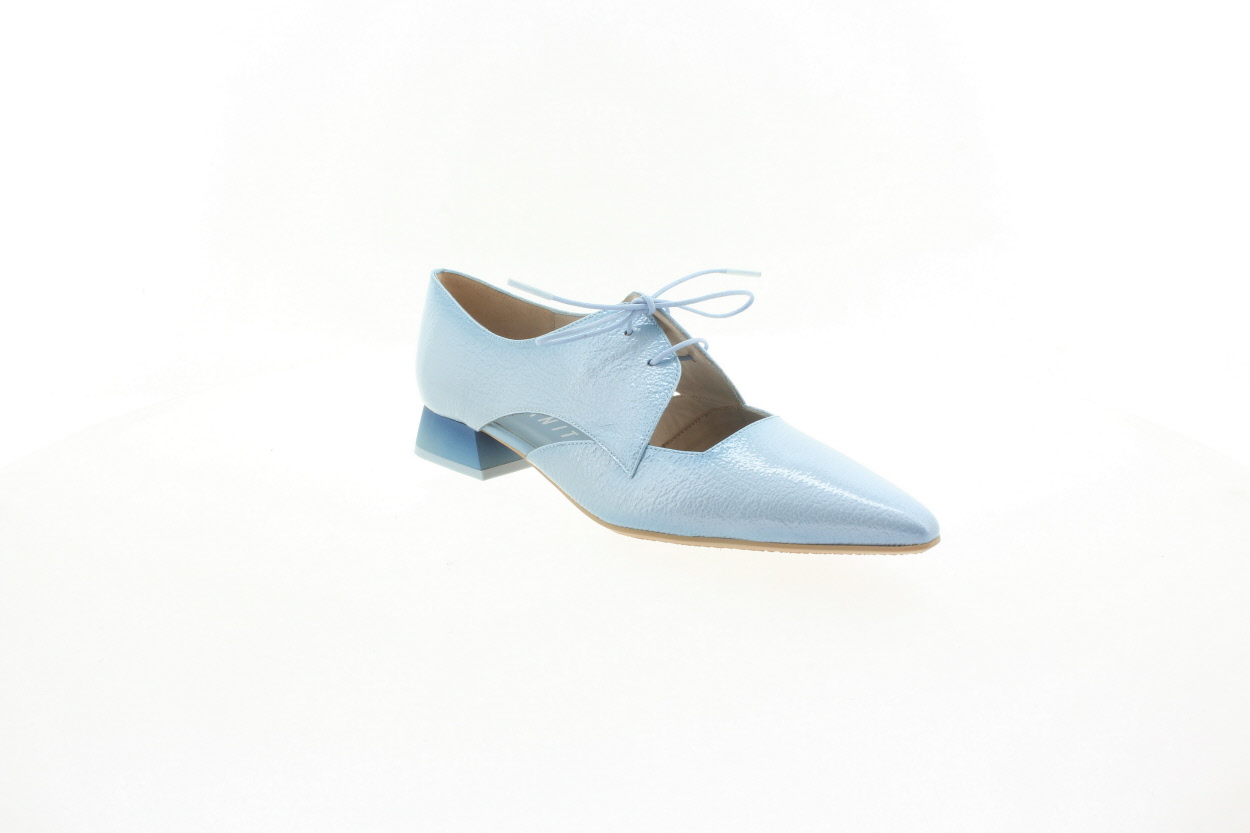 HISPANITAS Dámské kožené sv.modré polobotky