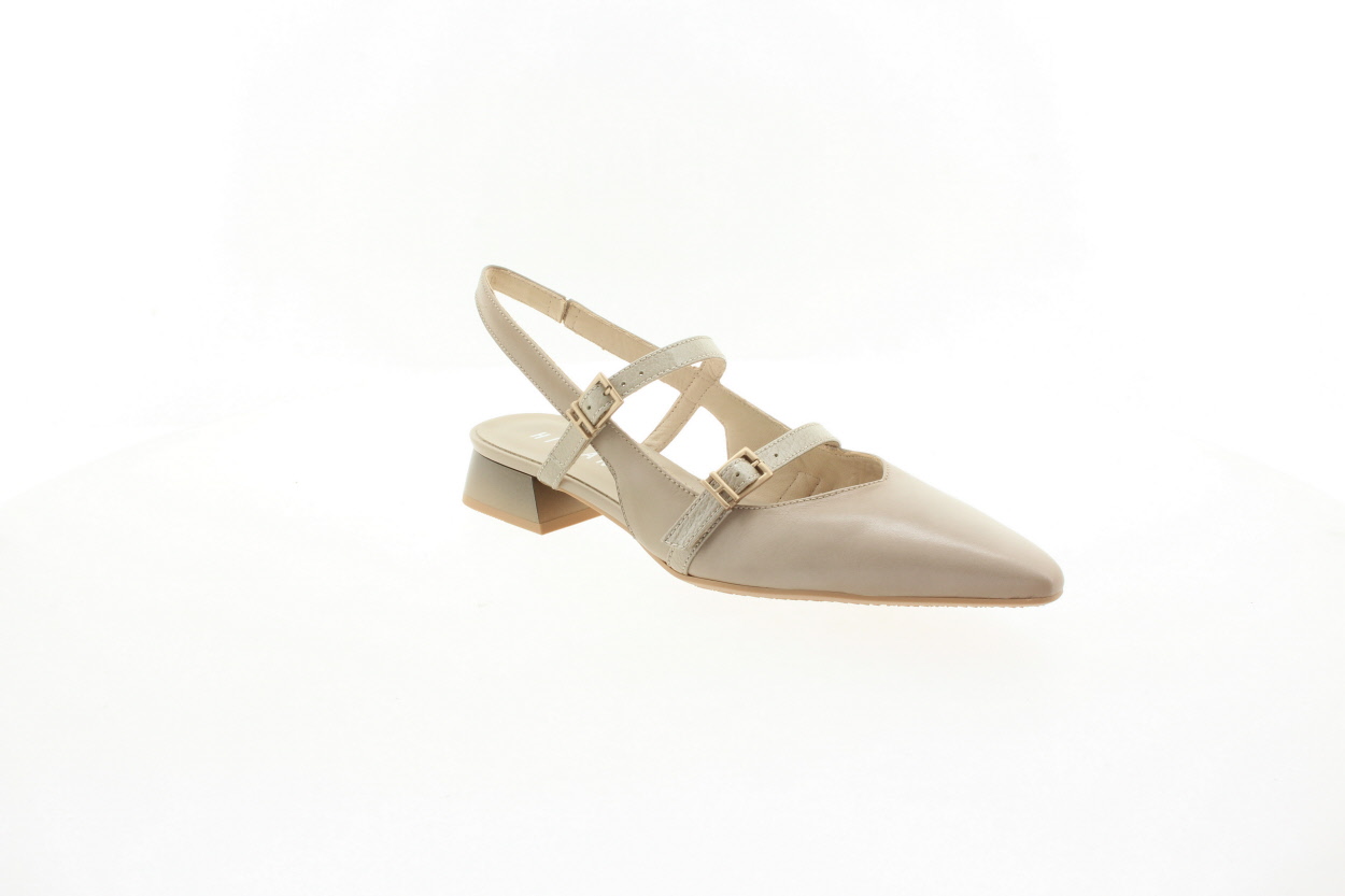 HISPANITAS Dámské kožené béžové lodičky 