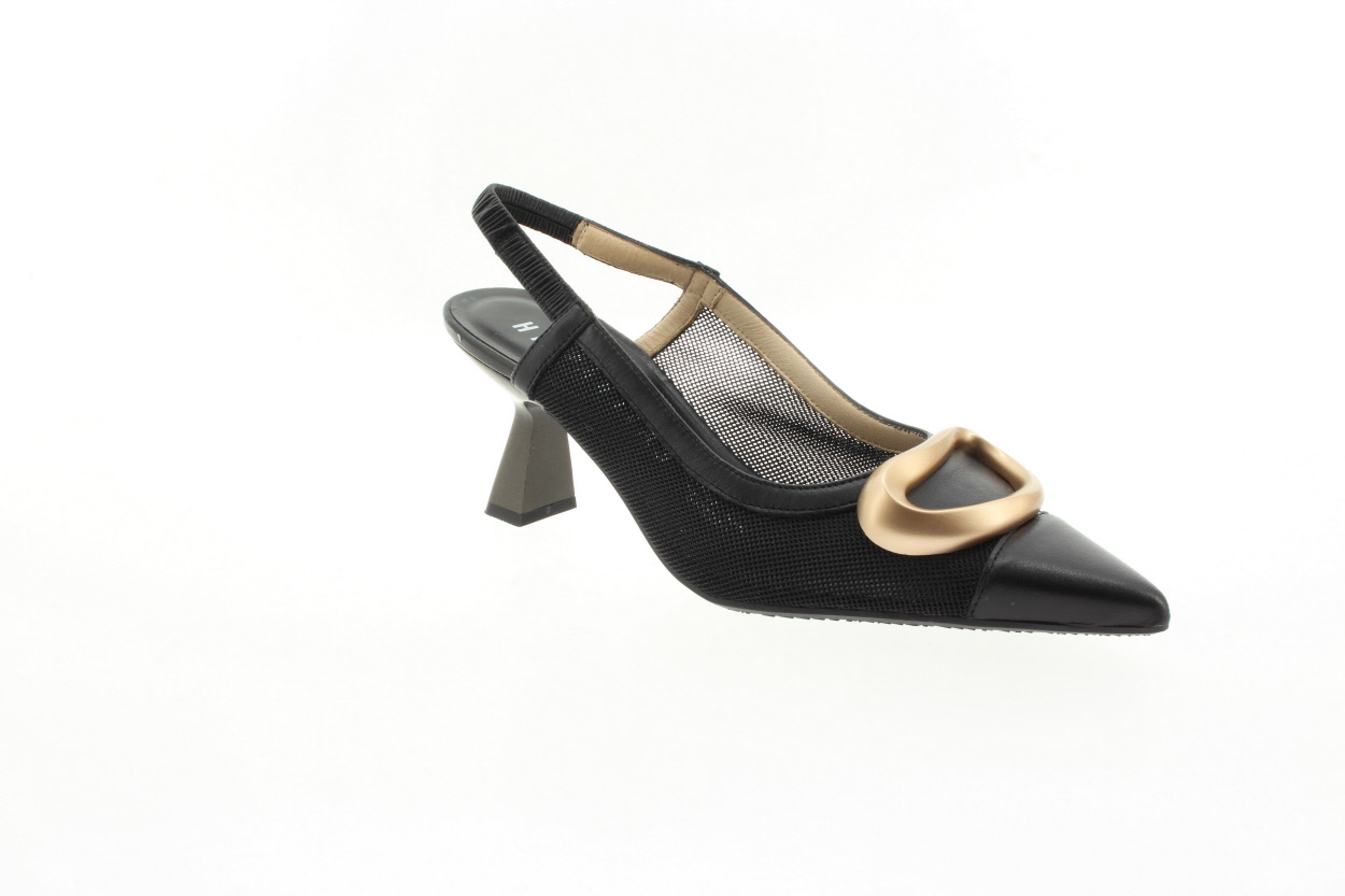 HISPANITAS Dámské kožené černé lodičky