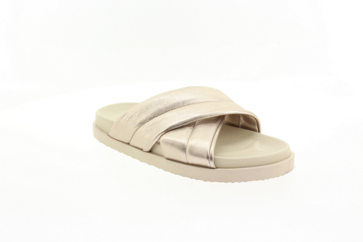 HÖGL Dámské kožené bronzové pantofle