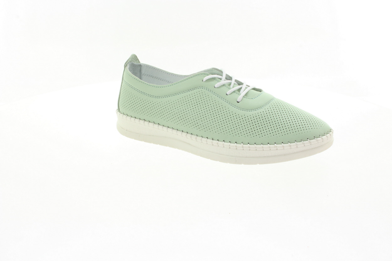 LOOKE Dámské kožené mintové polobotky