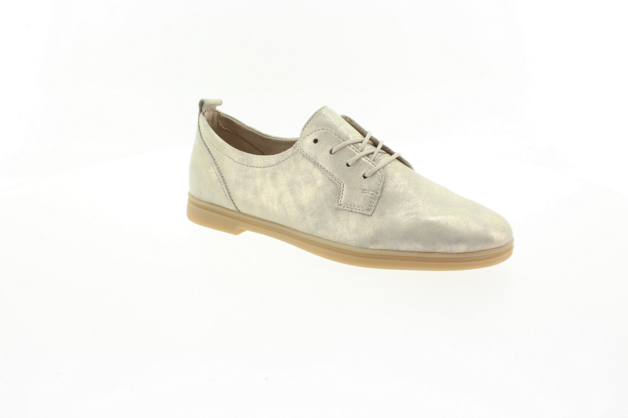 REMONTE Dámské kožené béžové polobotky