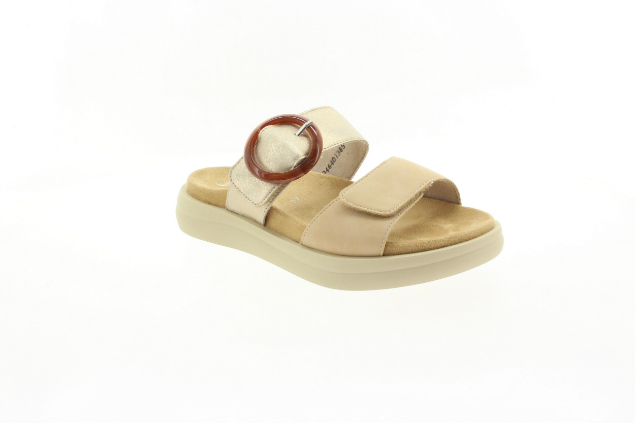 REMONTE Dámské béžové pantofle