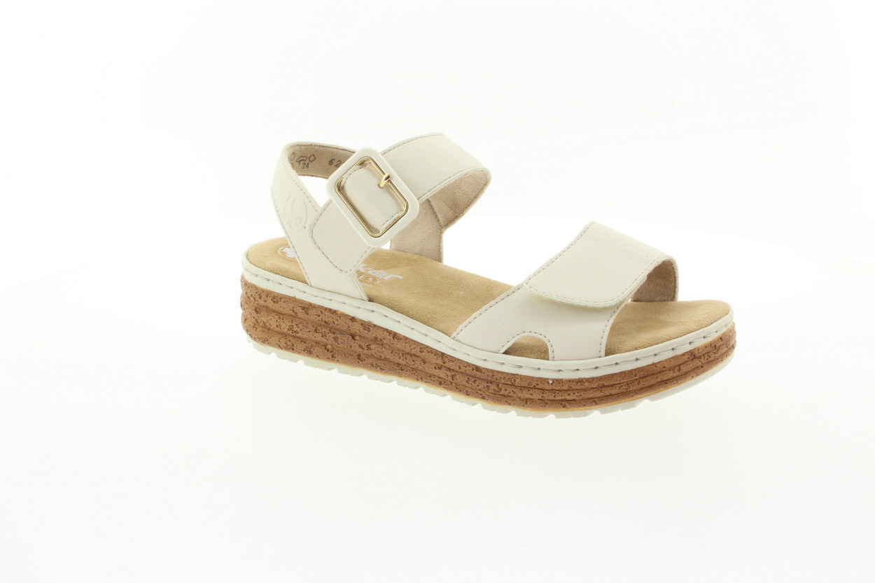 RIEKER Dámské béžové sandály