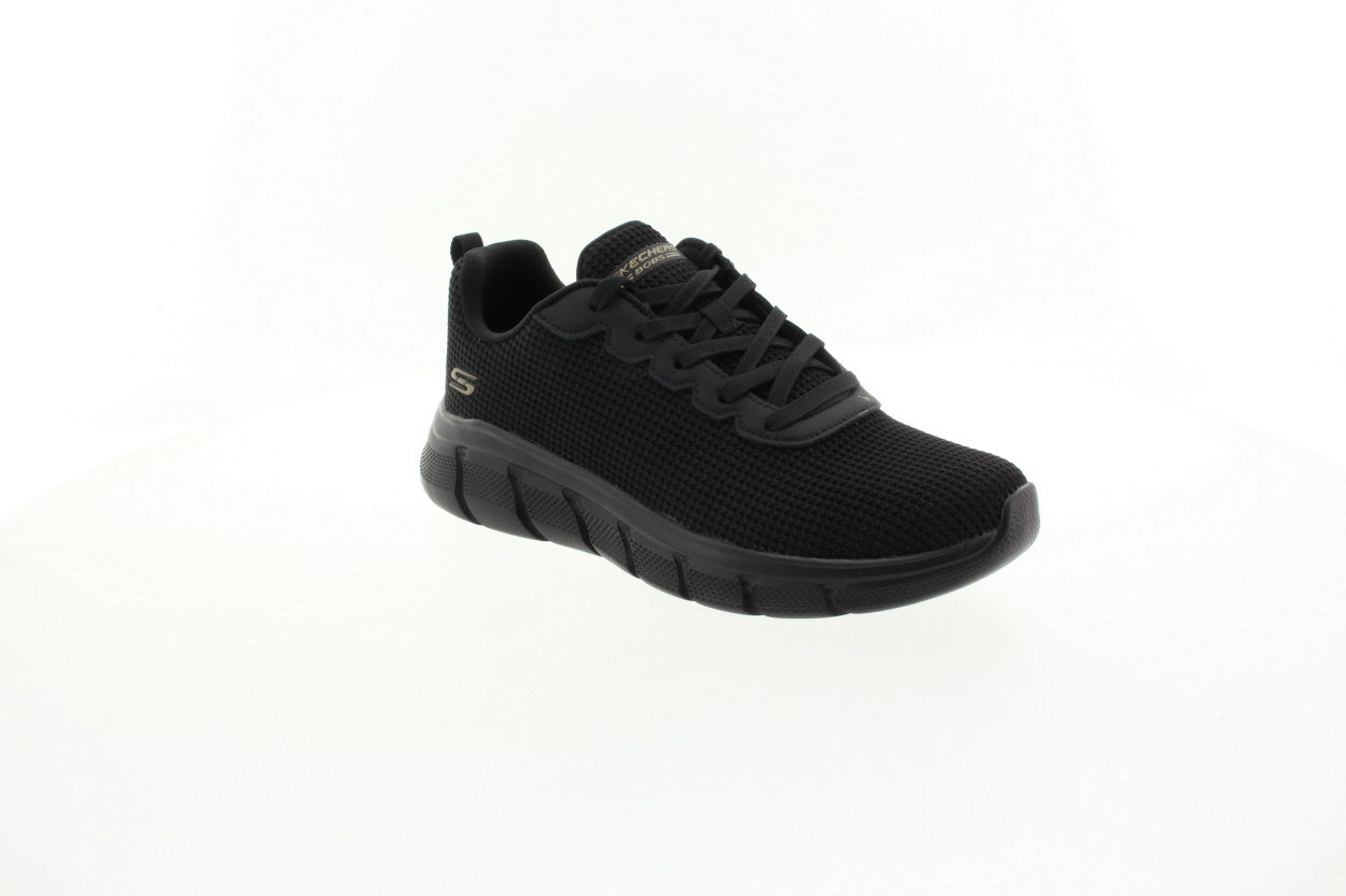 SKECHERS Dámské černé textilní tenisky