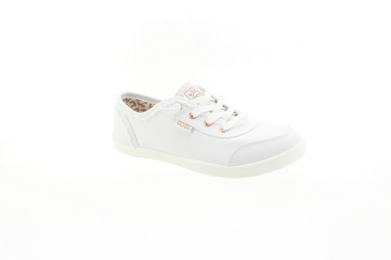 SKECHERS Dámské bílé textilní tenisky