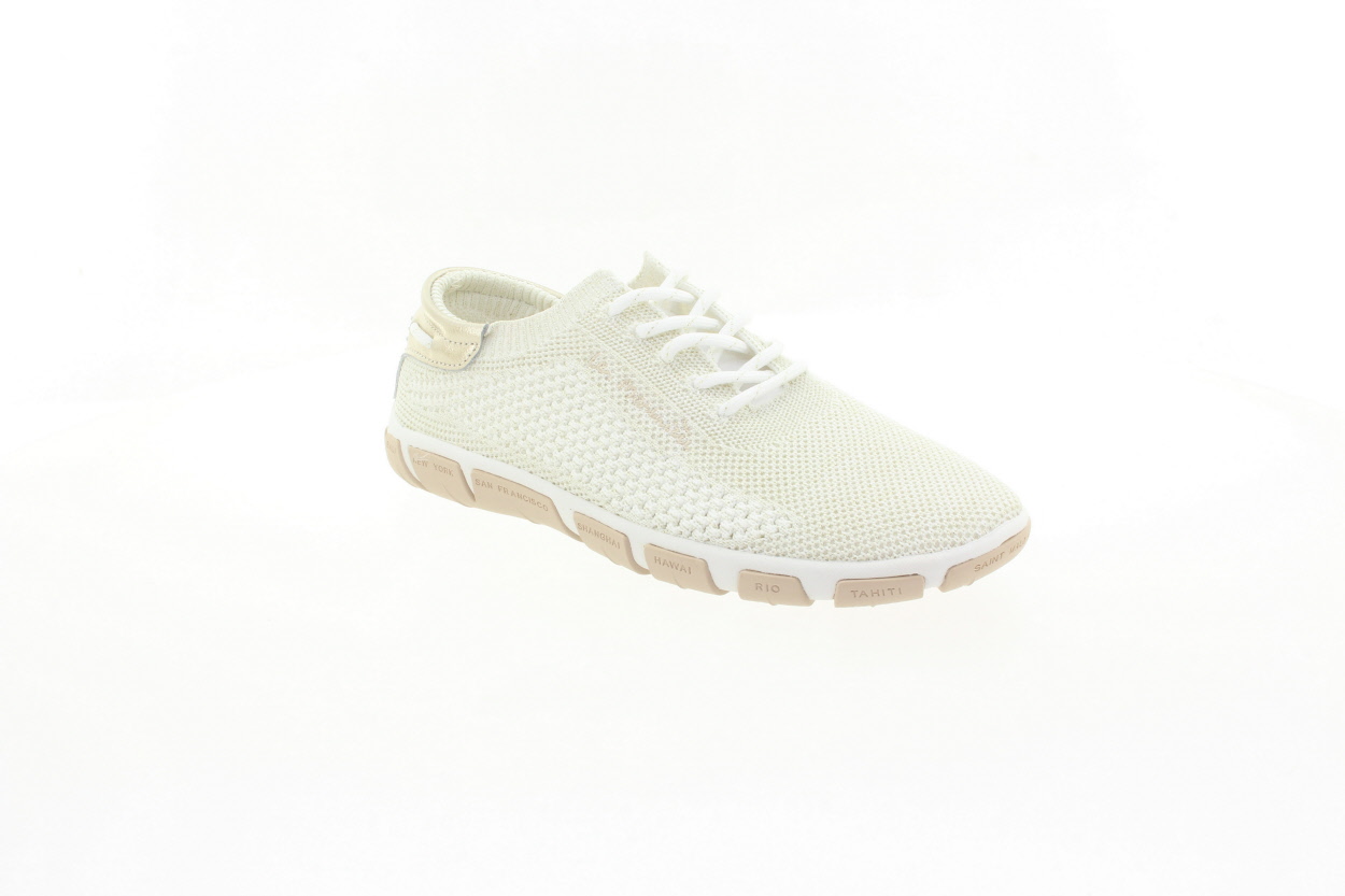 TBS Dámské textilní béžové polobotky