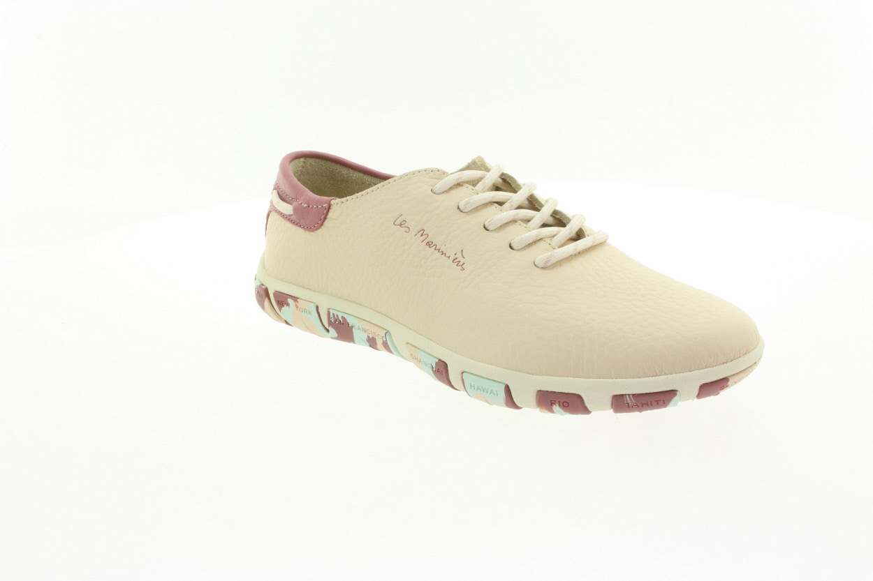 TBS Dámské béžové kožené polobotky