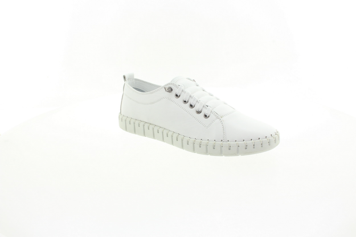 YO BY SHOEMAKER Dámské kožené bílé polobotky