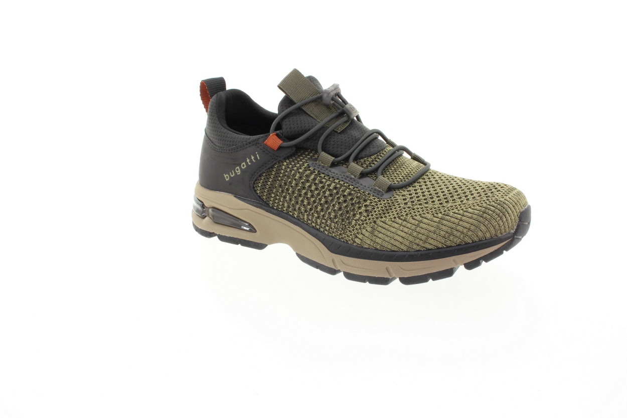 BUGATTI Pánské zelené textilní tenisky
