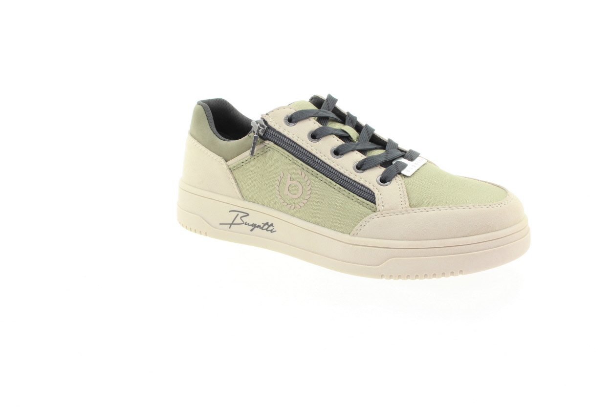 BUGATTI Pánské zelené textilní tenisky