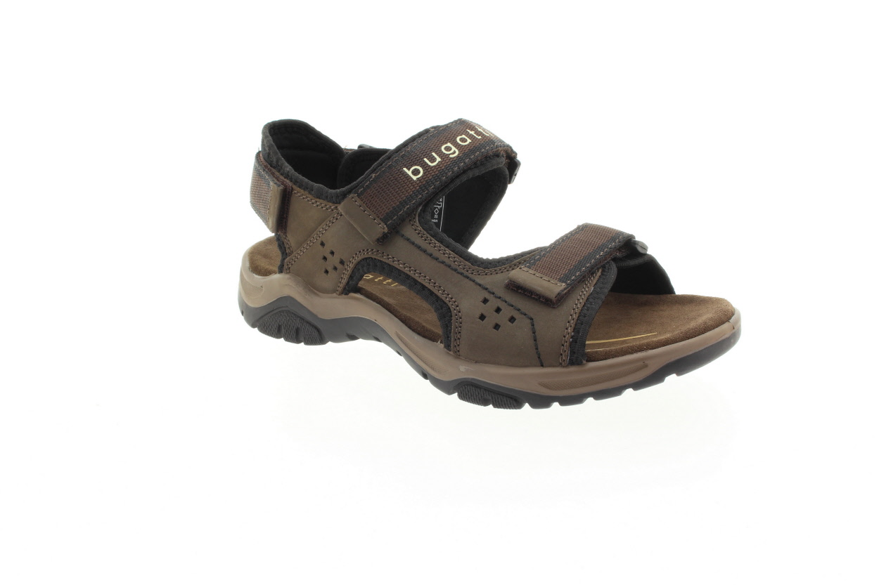 BUGATTI Pánské hnědé sandály