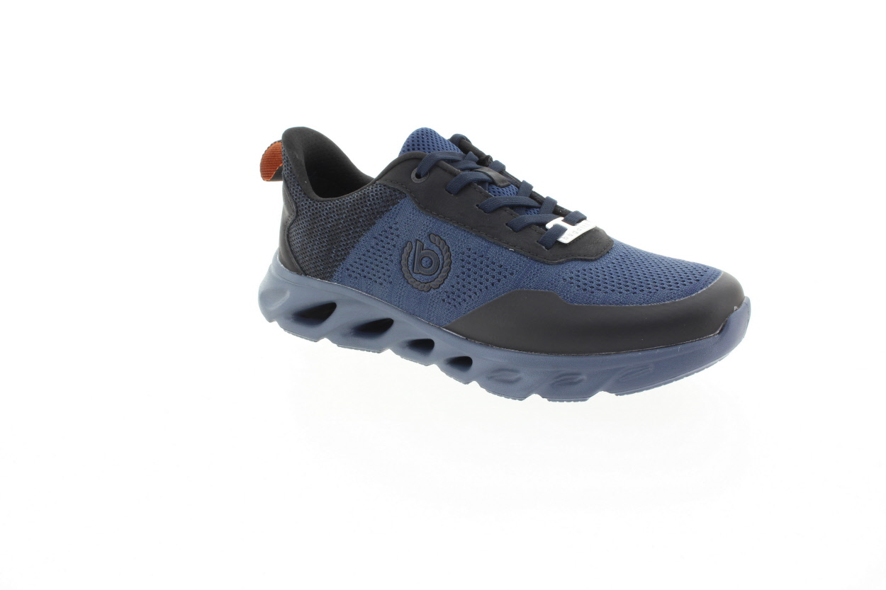 BUGATTI Pánské modré textilní tenisky