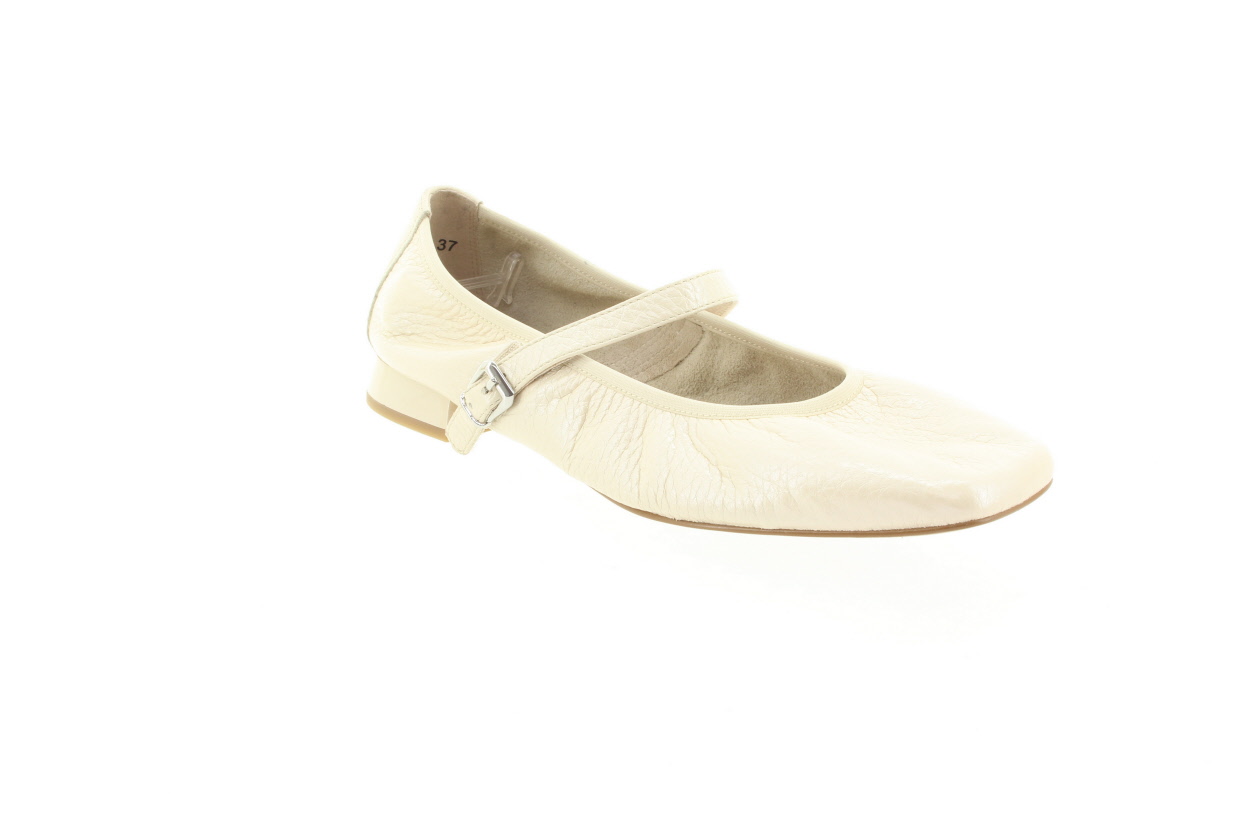 CAPRICE Dámské kožené béžové baleríny