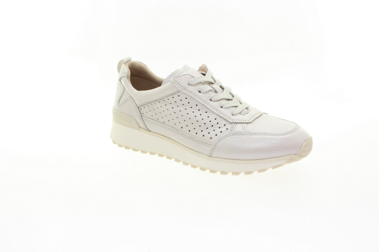 CAPRICE Dámské krémové kožené tenisky