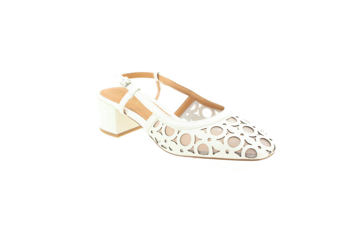 EPICA Dámské bílé kožené lodičky