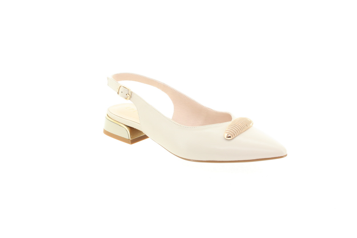 EPICA Dámské krémové kožené lodičky